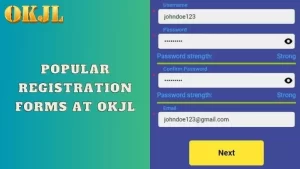 Popular registration forms at OKJL