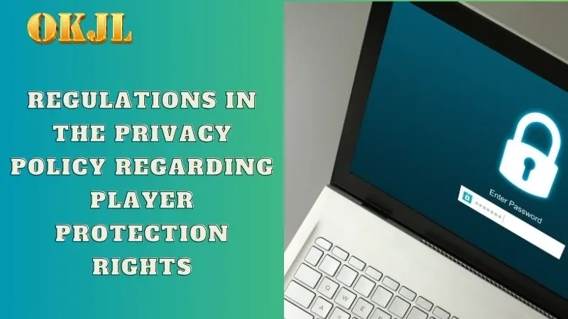 Regulations in the privacy policy regarding player protection rights